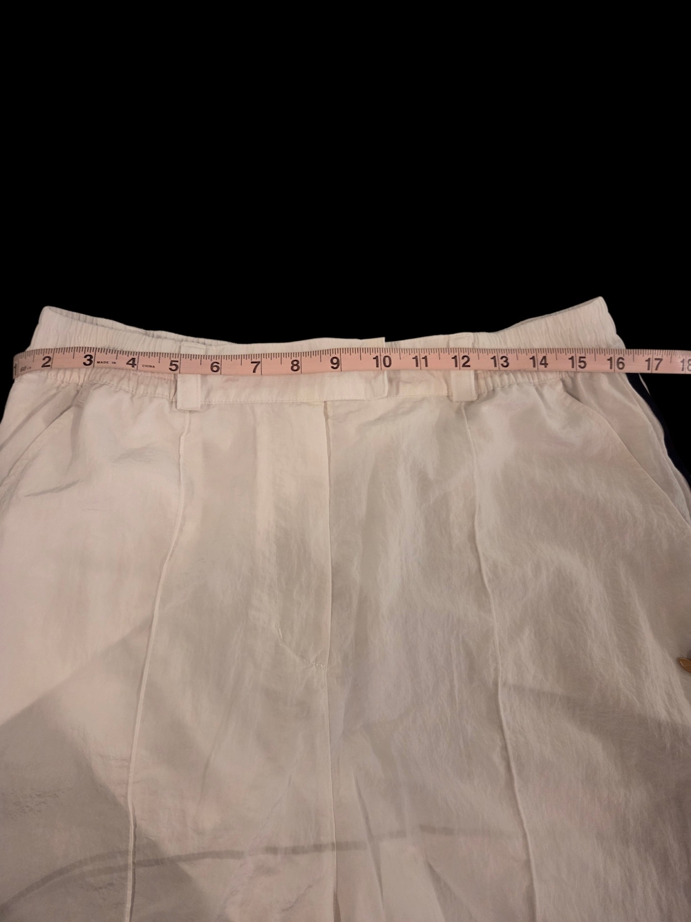 Adidas White Side-Stripe Skirt with Trefoil Logo Medium - Picture 6 of 6